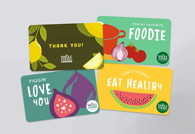 Fresh Fruit 2020 Gift Card $0 WHOLE FOODS Whatever Makes You Whole 
